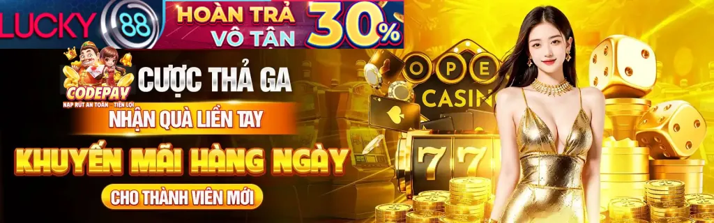 Banner khuyến mãi hoàn trả hàng ngày